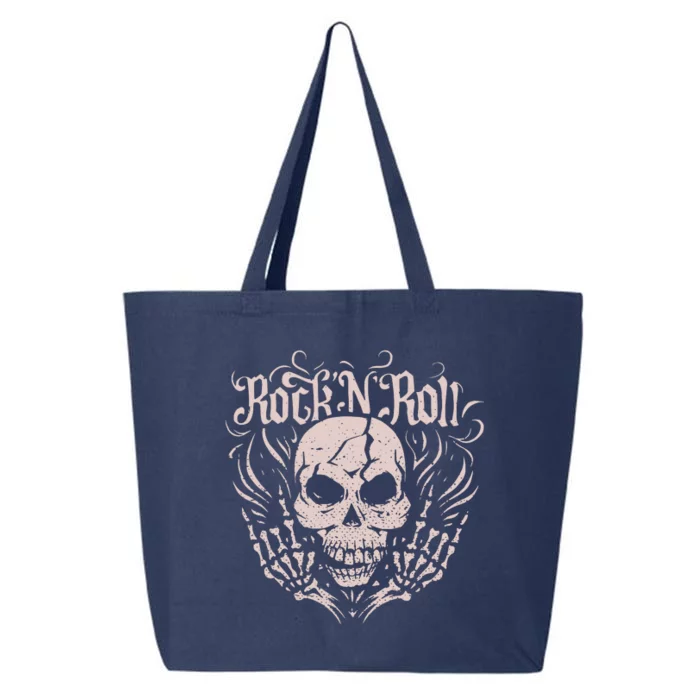 Rock And Roll Skeleton Hand 25L Jumbo Tote