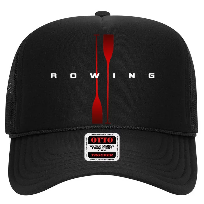 Rowing Apparel Rowing High Crown Mesh Trucker Hat