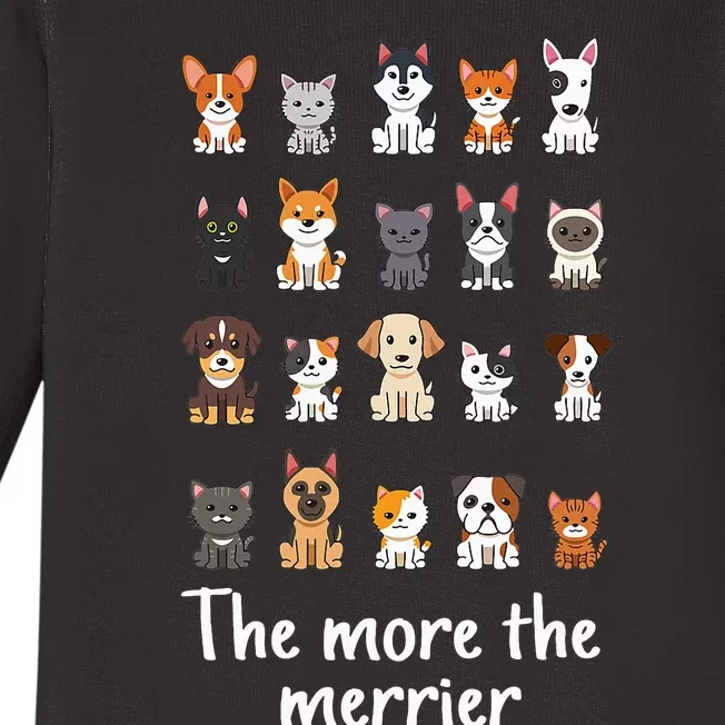 Rescue Animal Rescue Dog Cat Foster Cat Mom Foster Dog Dad Baby Long Sleeve Bodysuit