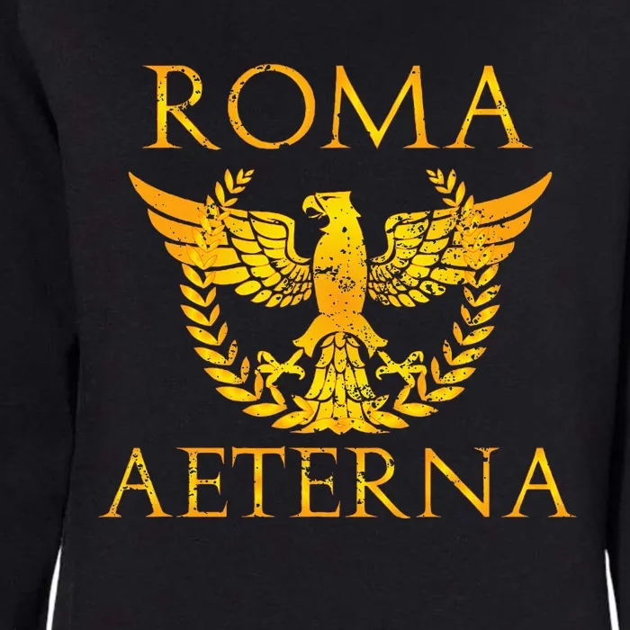 Roma Aeterna Roman Empire Womens California Wash Sweatshirt