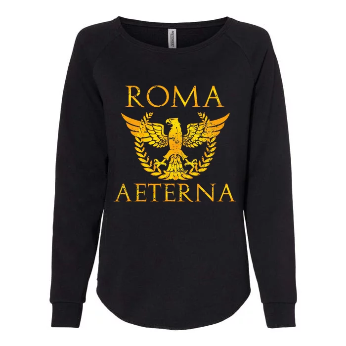 Roma Aeterna Roman Empire Womens California Wash Sweatshirt