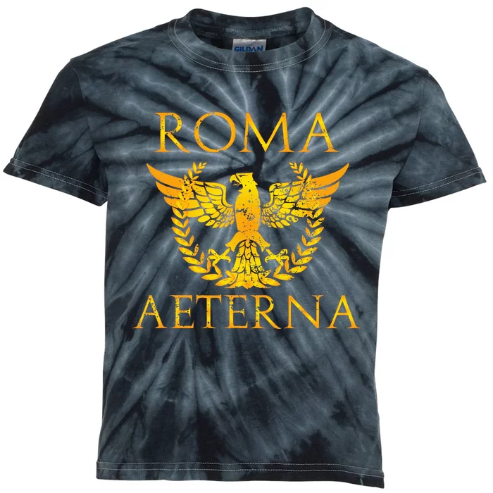 Roma Aeterna Roman Empire Kids Tie-Dye T-Shirt