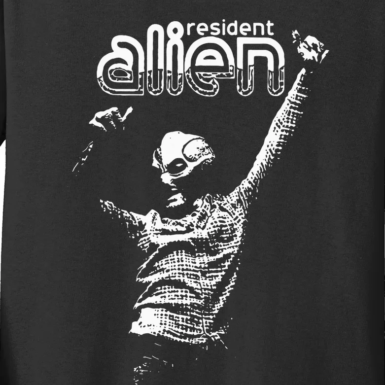 Resident Alien Kids Long Sleeve Shirt