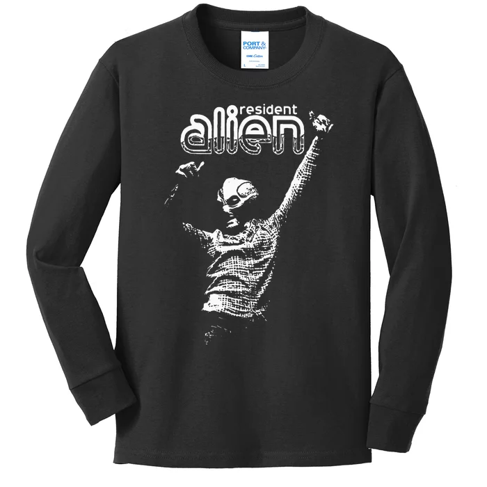 Resident Alien Kids Long Sleeve Shirt