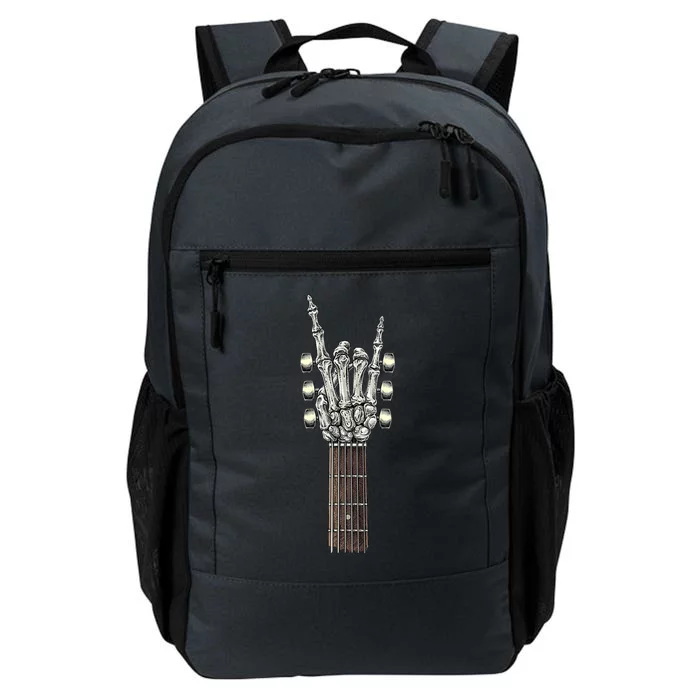 Rock And Roll Guitar Skeleton Hand Daily Commute Backpack