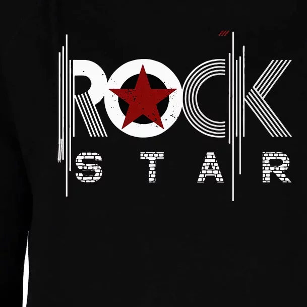 Rock And Roll Star Womens Funnel Neck Pullover Hood