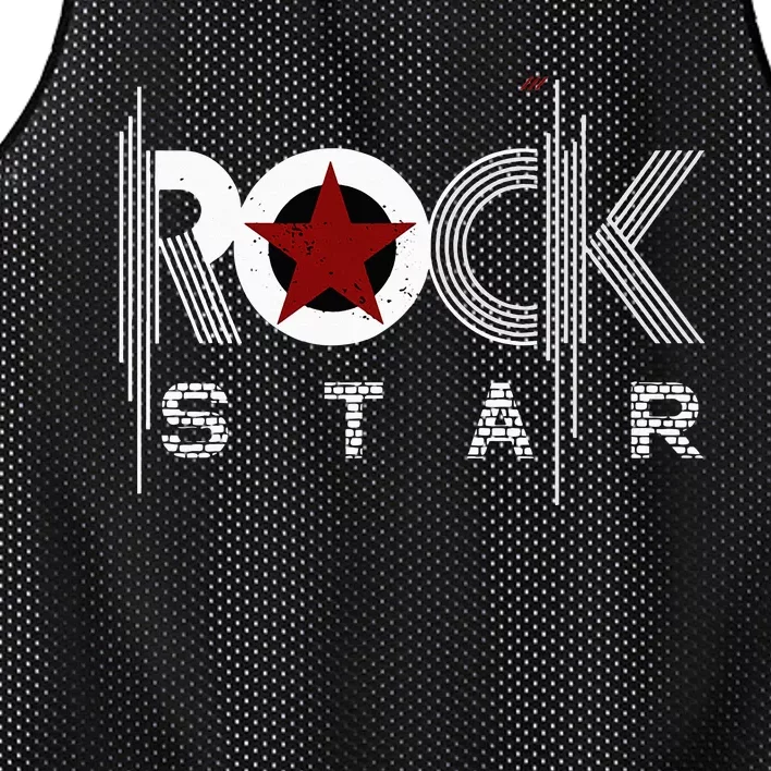 Rock And Roll Star Mesh Reversible Basketball Jersey Tank