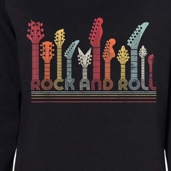 Rock And Roll Gift Retro Style Gift Womens California Wash Sweatshirt