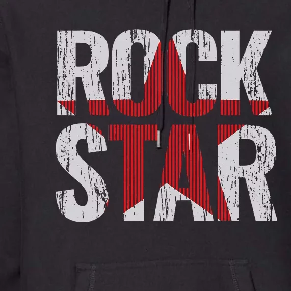 Rock And Roll Star Premium Hoodie