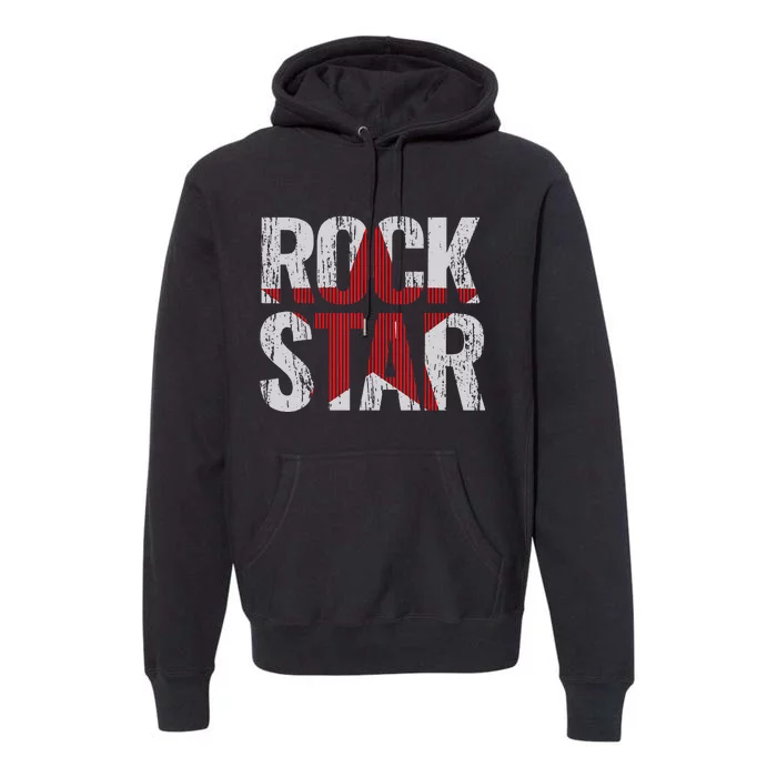 Rock And Roll Star Premium Hoodie