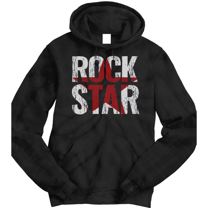 Rock And Roll Star Tie Dye Hoodie