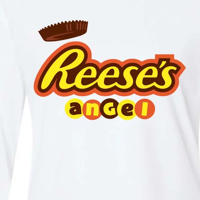 Reeses Angel Womens Cotton Relaxed Long Sleeve T-Shirt