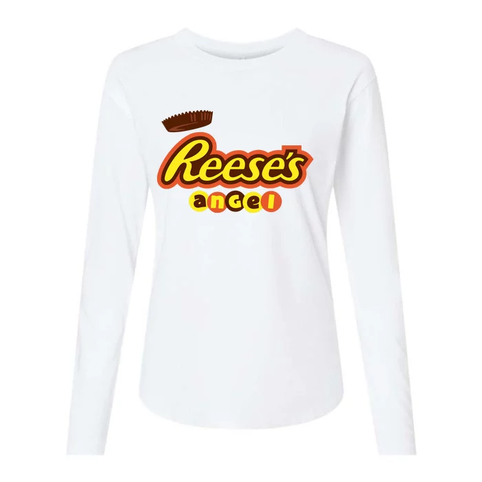 Reeses Angel Womens Cotton Relaxed Long Sleeve T-Shirt