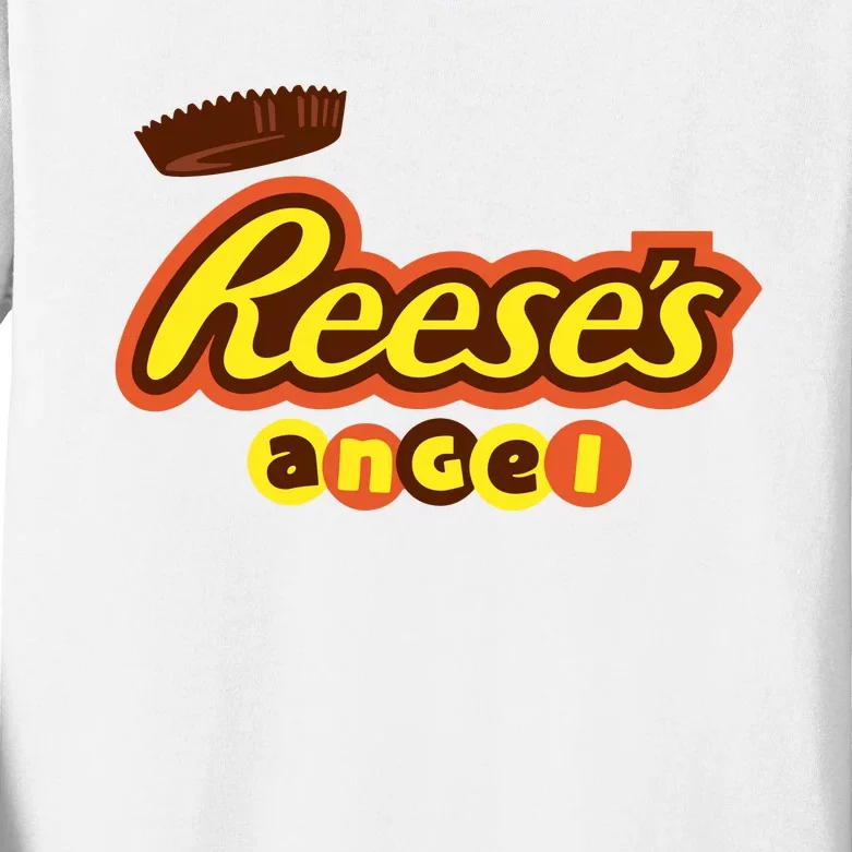 Reeses Angel Kids Long Sleeve Shirt