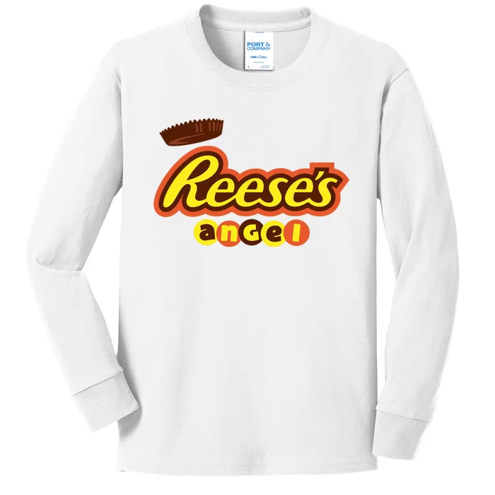 Reeses Angel Kids Long Sleeve Shirt