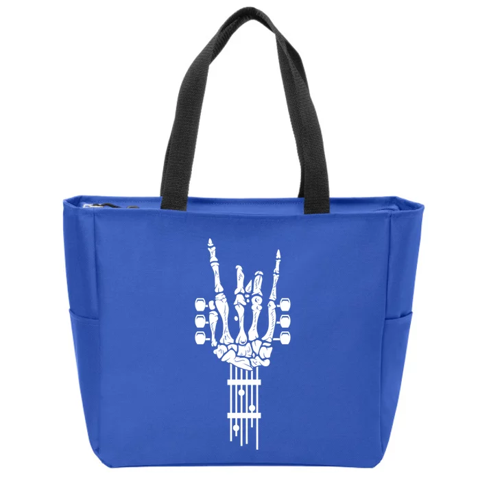 Rock And Roll Punk Rock Band Concert Guitar Accessories Gift Zip Tote Bag