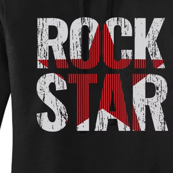 Rock And Roll Star Women's Pullover Hoodie