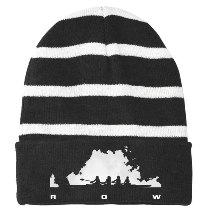 Rowing Apparel Rowing Striped Beanie with Solid Band