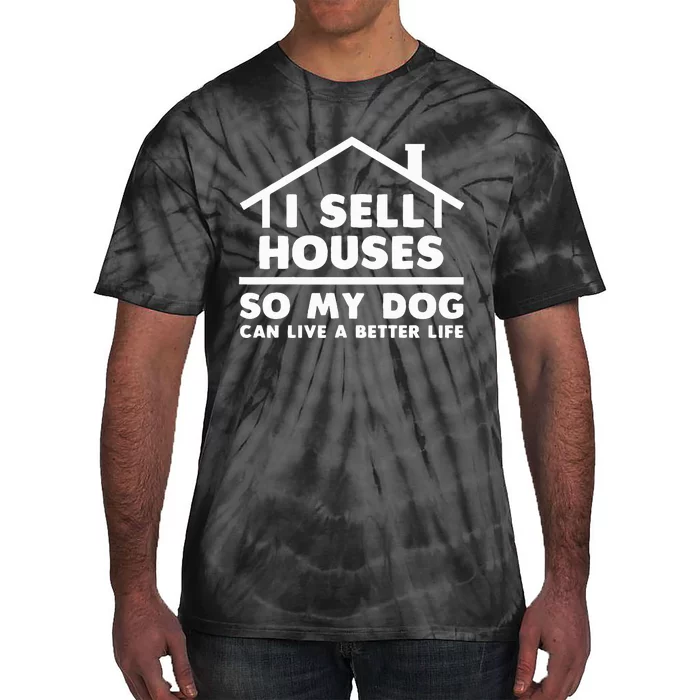 Realtor Art Real Estate House Lovers Tie-Dye T-Shirt