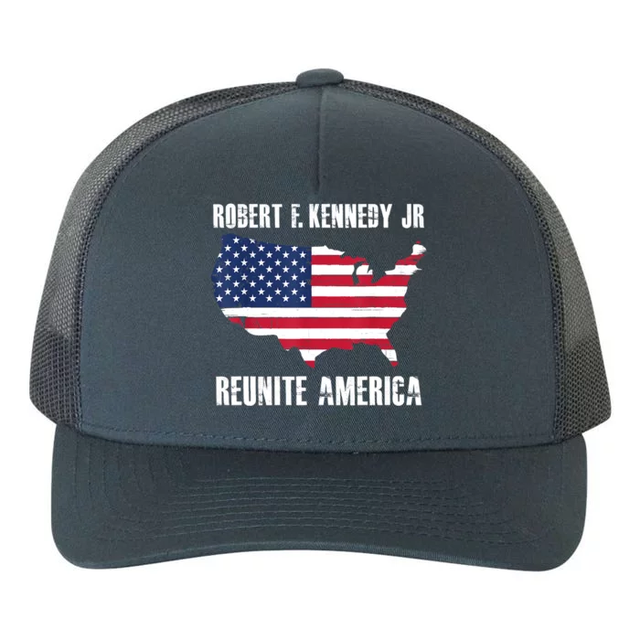 Reunite America RFK Kennedy Democrat President 2024 Women Yupoong Adult 5-Panel Trucker Hat