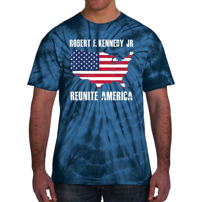 Reunite America RFK Kennedy Democrat President 2024 Women Tie-Dye T-Shirt