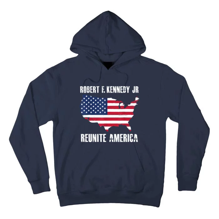 Reunite America RFK Kennedy Democrat President 2024 Women Tall Hoodie