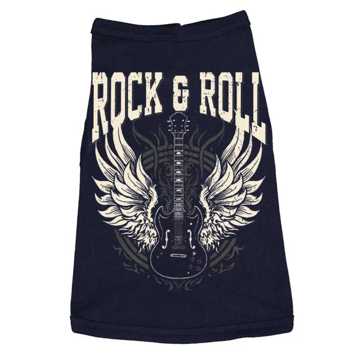 Rock And Roll Lover Gifts Cool Electric Guitar Concert Band Doggie Tank