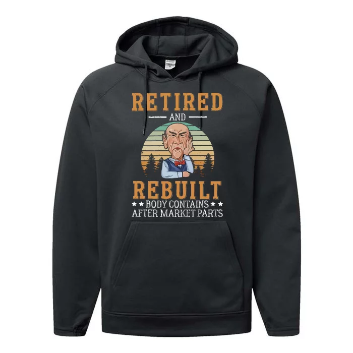 Retired And Rebuilt Body Contains Aftermarket Parts Performance Fleece Hoodie