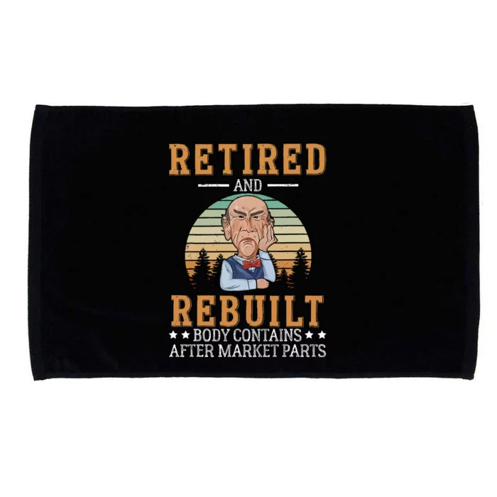 Retired And Rebuilt Body Contains Aftermarket Parts Microfiber Hand Towel