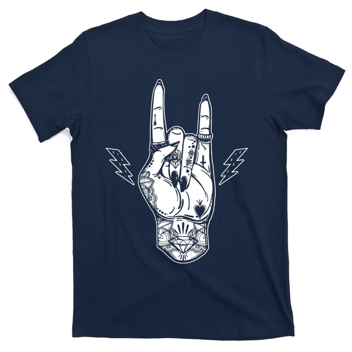 Rock And Roll Festival Art Tattoo T-Shirt