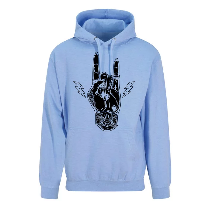 Rock And Roll Festival Art Tattoo Unisex Surf Hoodie