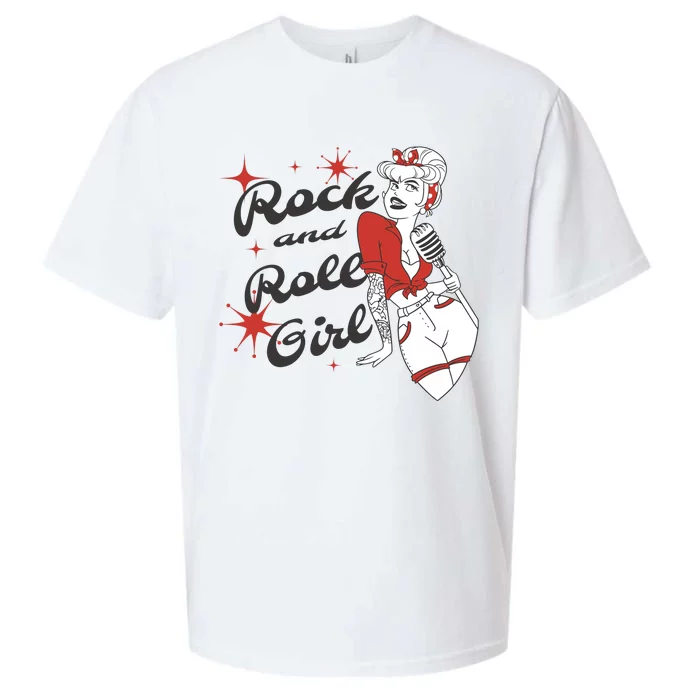 Rock And Roll Girl Vintage Sueded Cloud Jersey T-Shirt