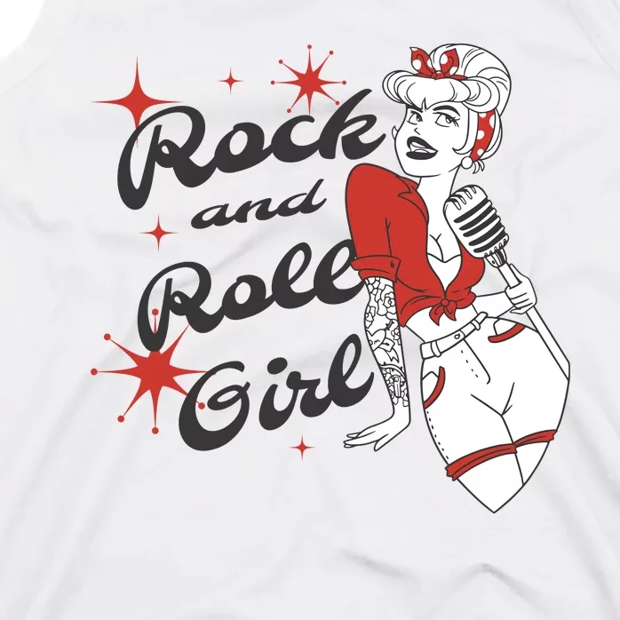 Rock And Roll Girl Vintage Tank Top