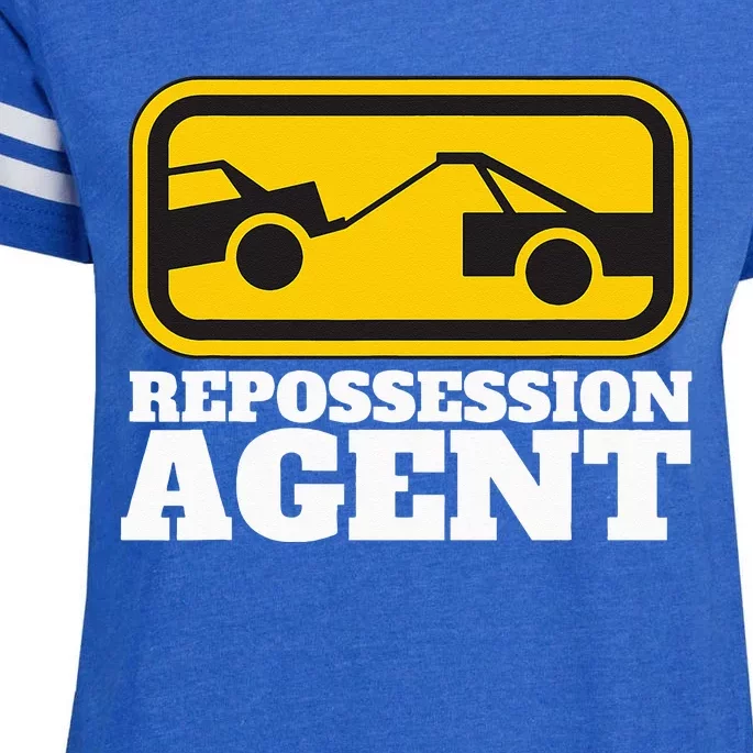 Repo Agent Repoman And Repossession Agent Enza Ladies Jersey Football T-Shirt