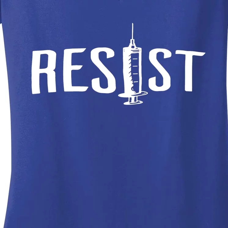 Resist Anti Women's V-Neck T-Shirt