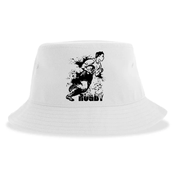 Rugby American Sport Sustainable Bucket Hat