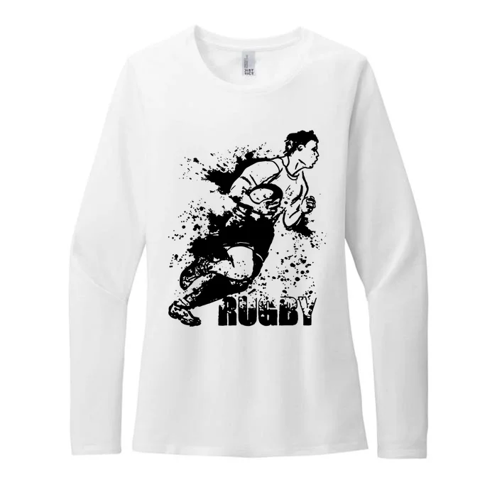 Rugby American Sport Womens CVC Long Sleeve Shirt