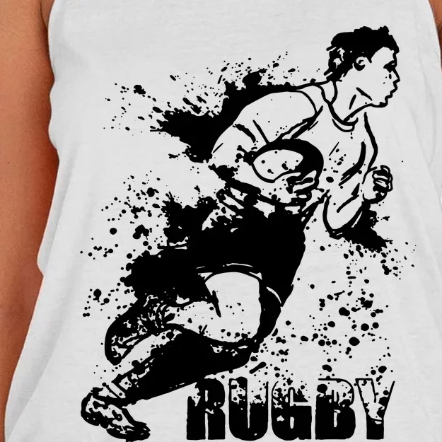 Rugby American Sport Women's Knotted Racerback Tank