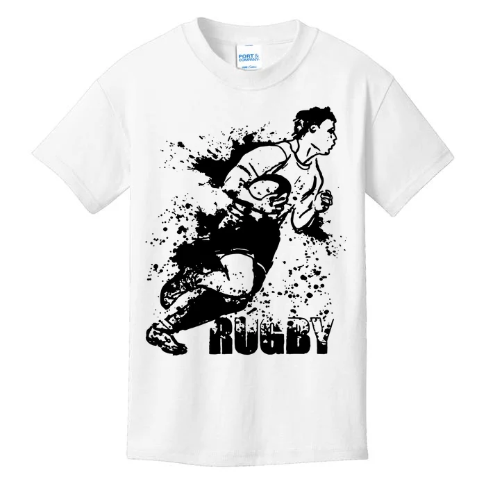 Rugby American Sport Kids T-Shirt