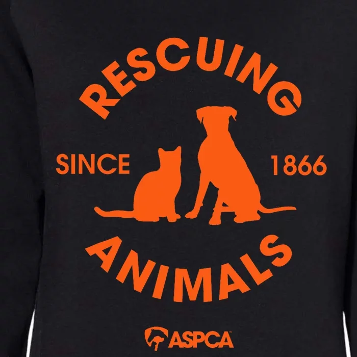 Rescuing Animals Since 1866 Womens California Wash Sweatshirt