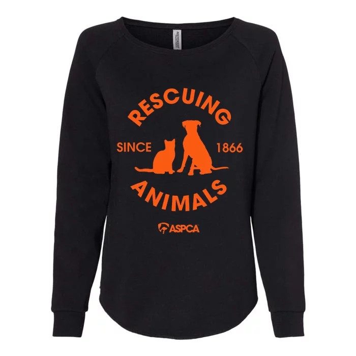 Rescuing Animals Since 1866 Womens California Wash Sweatshirt