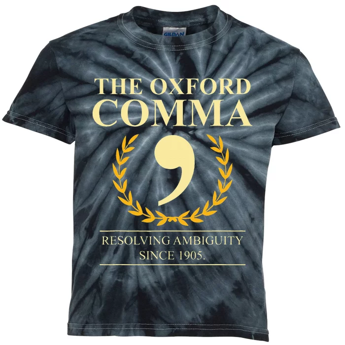 Resolving Ambiguity Since 1905 Club Grammar Kids Tie-Dye T-Shirt