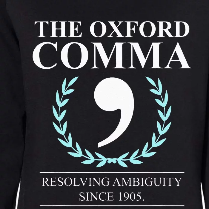 Resolving Ambiguity Since 1905 Club Grammar Womens California Wash Sweatshirt