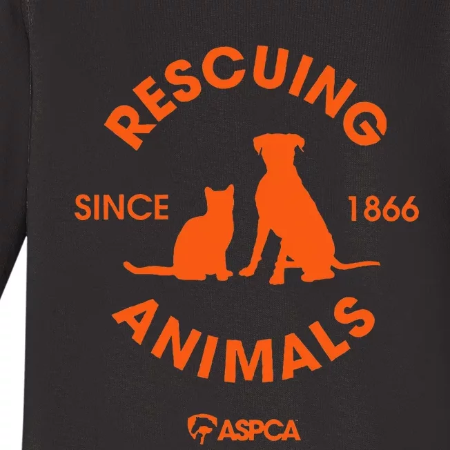 Rescuing Animals Since 1866 Baby Long Sleeve Bodysuit