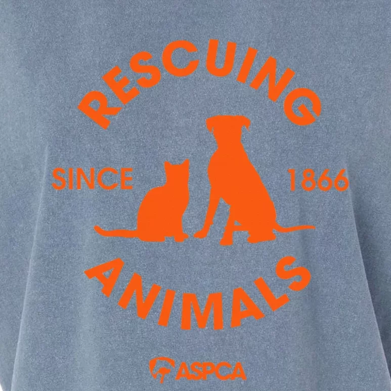 Rescuing Animals Since 1866 Garment-Dyed Women's Muscle Tee