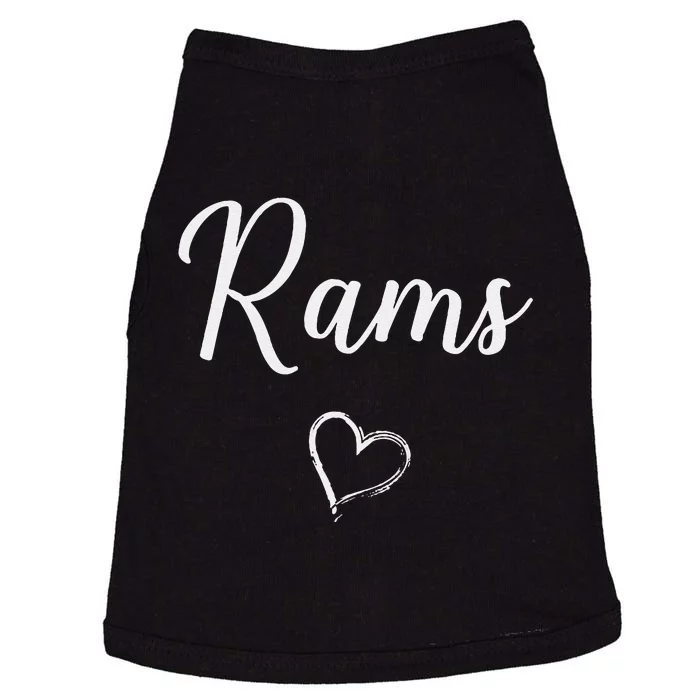 Rams Above Small Heart Southeast Polk Doggie Tank