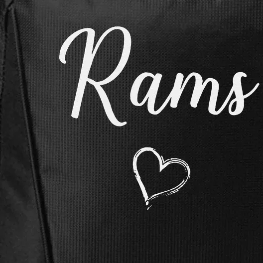 Rams Above Small Heart Southeast Polk City Backpack