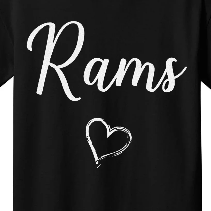 Rams Above Small Heart Southeast Polk Kids T-Shirt