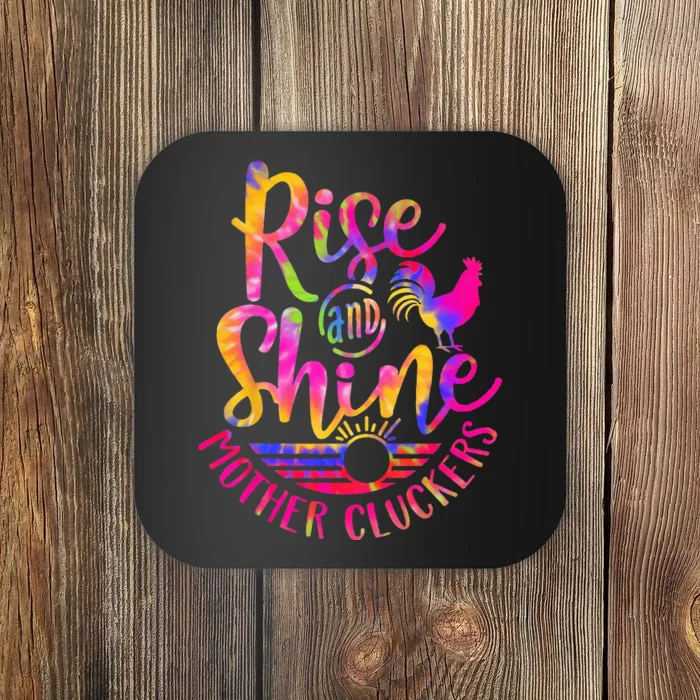 Rise and Shine Mother Cluckers Chicken World Farm Animals Coaster