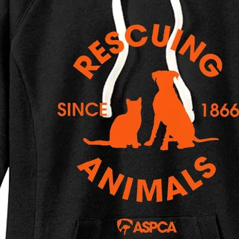 Rescuing Animals Since 1866 Women's Fleece Hoodie